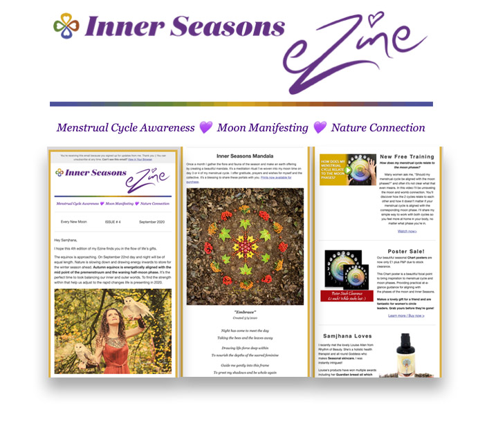 Essential Feminine Wisdom Moon Cycle Wheel - FREE download - EOS UK